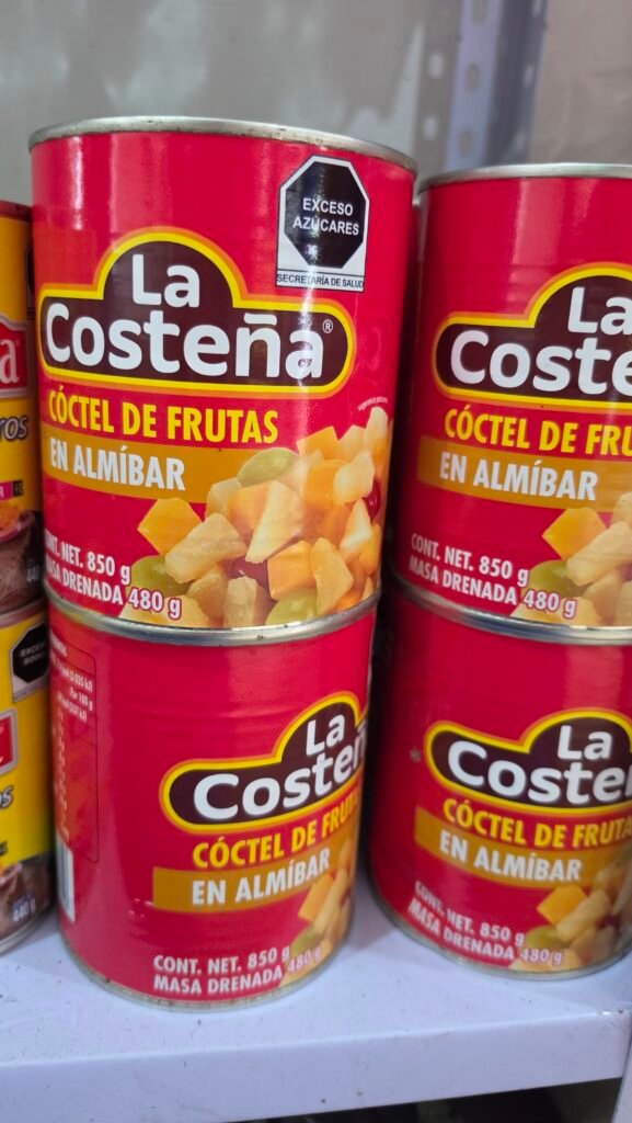 LATA DE COKTEL DE FRUTA